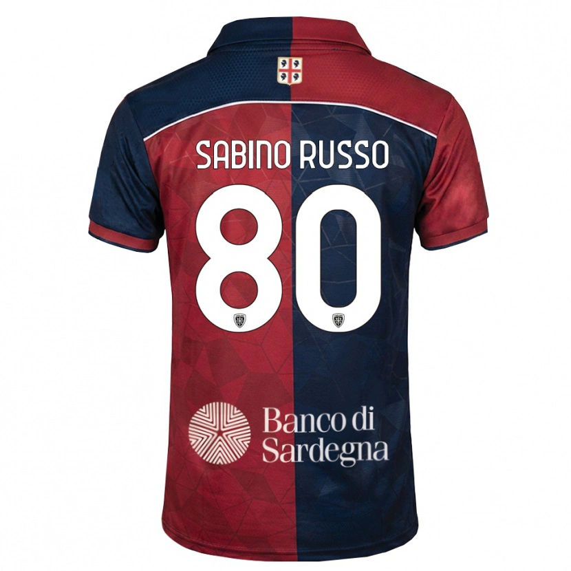 Danxen Heren Alessandro Sabino Russo #80 Bordeauxrood Koninklijk Blauw Thuisshirt Thuistenue 2026/27 T-Shirt België