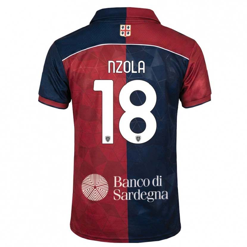 Danxen Heren M'bala Nzola #18 Bordeauxrood Koninklijk Blauw Thuisshirt Thuistenue 2026/27 T-Shirt België
