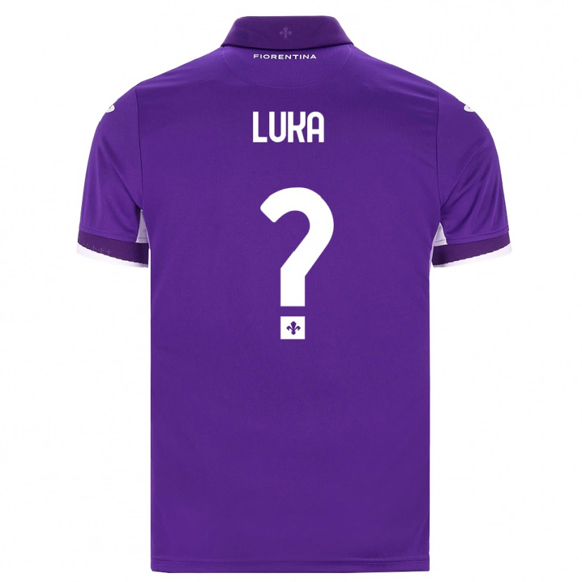 Danxen Heren Majkol Luka #0 Paars Wit Roze Thuisshirt Thuistenue 2026/27 T-Shirt België