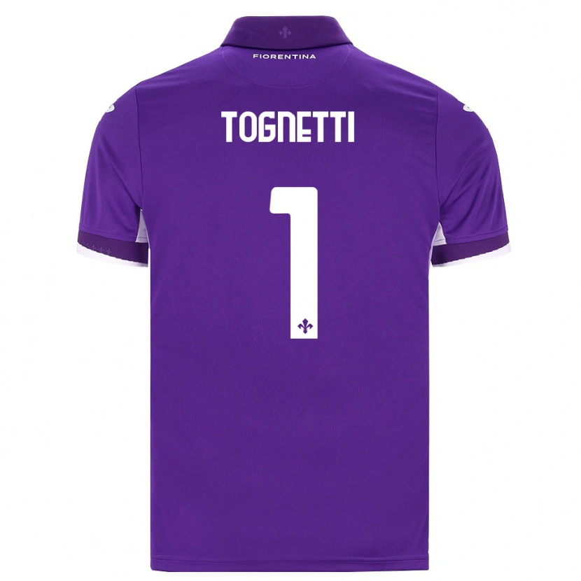Danxen Heren Laerte Tognetti #1 Paars Wit Roze Thuisshirt Thuistenue 2026/27 T-Shirt België