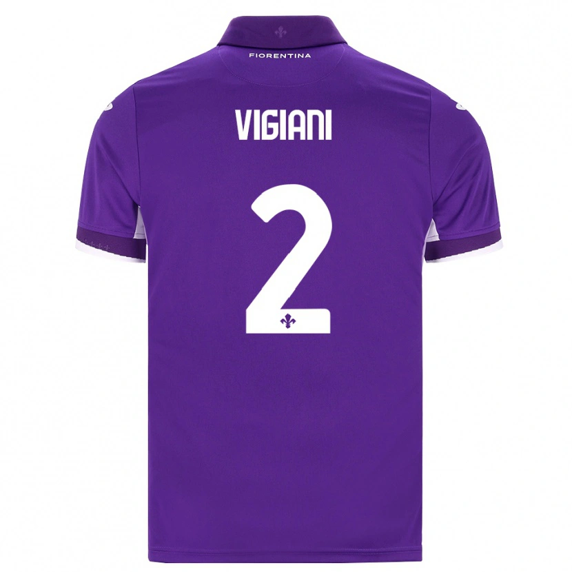 Danxen Heren Lorenzo Vigiani #2 Paars Wit Roze Thuisshirt Thuistenue 2026/27 T-Shirt België