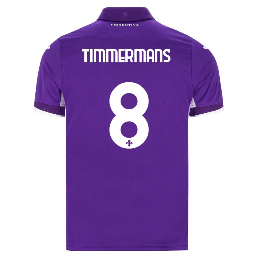 Danxen Heren Loric Timmermans #8 Paars Wit Roze Thuisshirt Thuistenue 2026/27 T-Shirt België