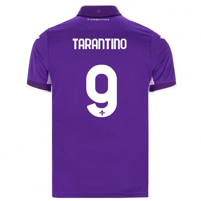 Danxen Heren Jacopo Tarantino #9 Paars Wit Roze Thuisshirt Thuistenue 2026/27 T-Shirt België