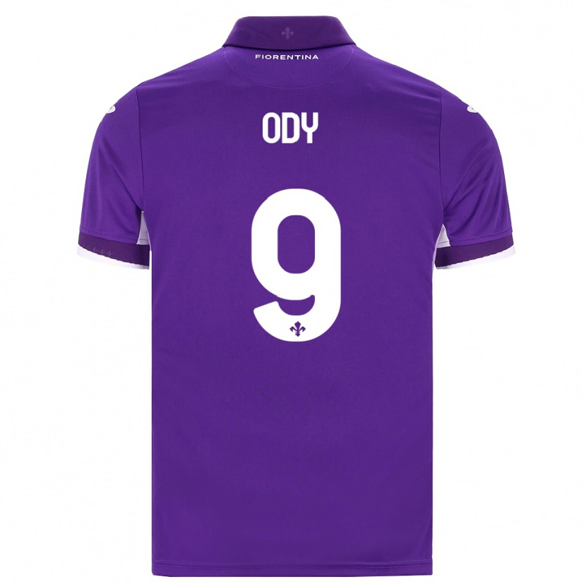 Danxen Heren Edwin Ody #9 Paars Wit Roze Thuisshirt Thuistenue 2026/27 T-Shirt België
