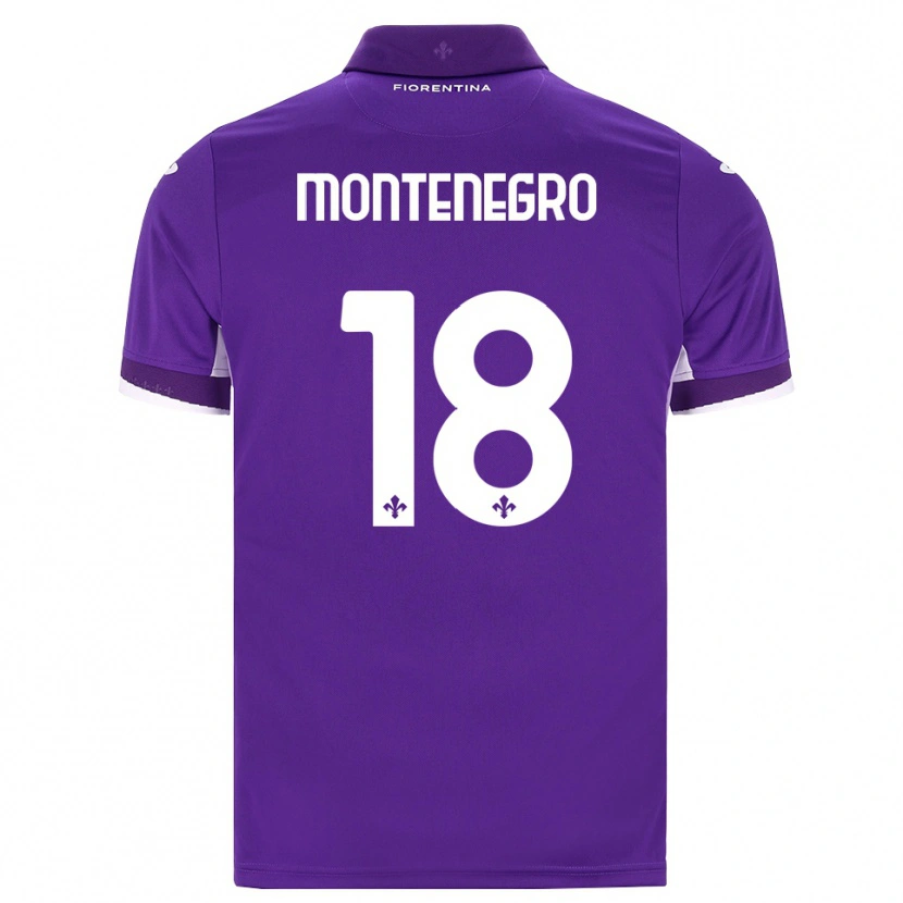 Danxen Heren Luca Montenegro #18 Paars Wit Roze Thuisshirt Thuistenue 2026/27 T-Shirt België