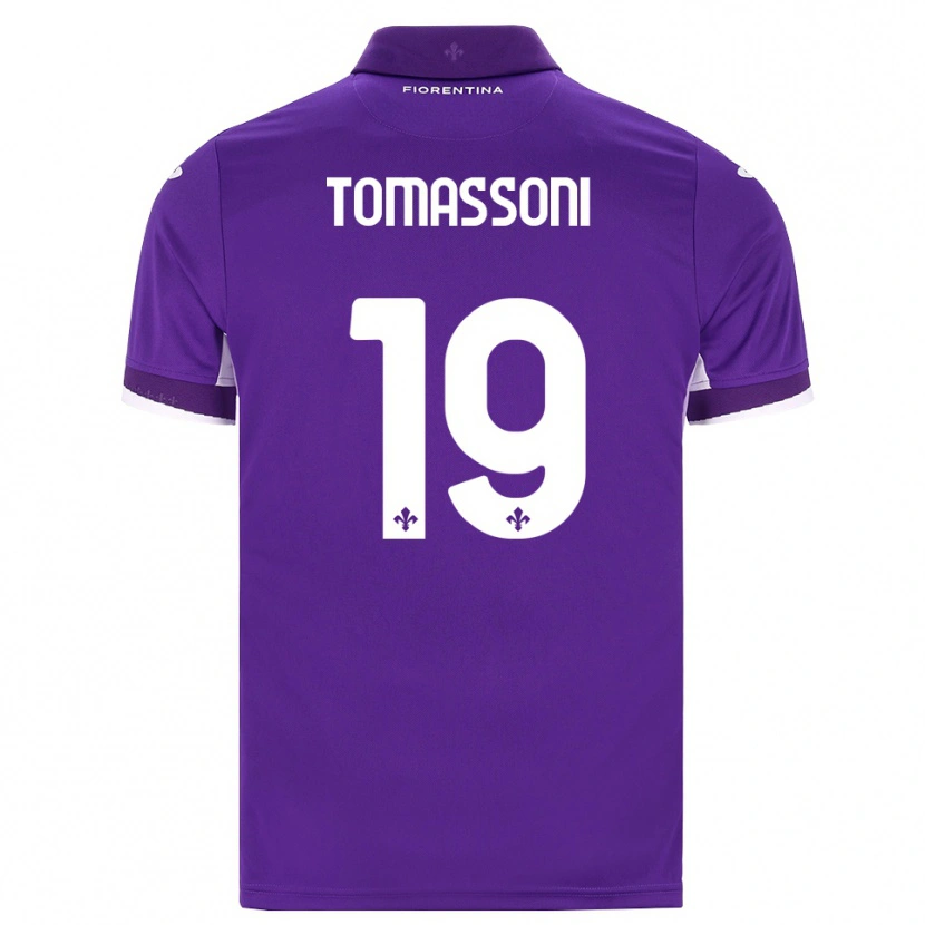 Danxen Heren Emma Tomassoni #19 Paars Wit Roze Thuisshirt Thuistenue 2026/27 T-Shirt België