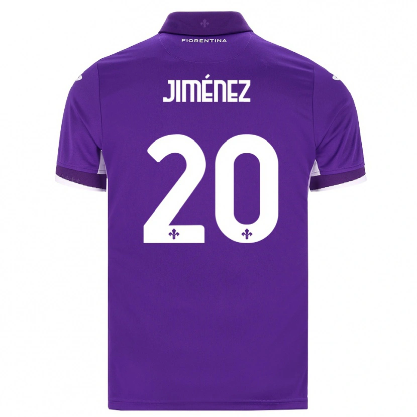 Danxen Heren Álex Jiménez #20 Paars Wit Roze Thuisshirt Thuistenue 2026/27 T-Shirt België