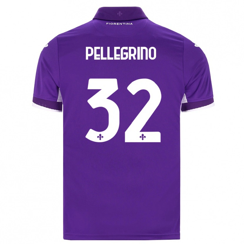 Danxen Heren Mateo Pellegrino #32 Paars Wit Roze Thuisshirt Thuistenue 2026/27 T-Shirt België