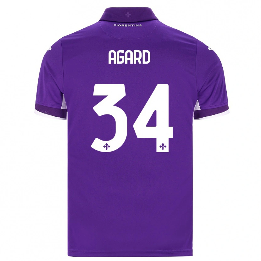 Danxen Heren Laura Agard #34 Paars Wit Roze Thuisshirt Thuistenue 2026/27 T-Shirt België