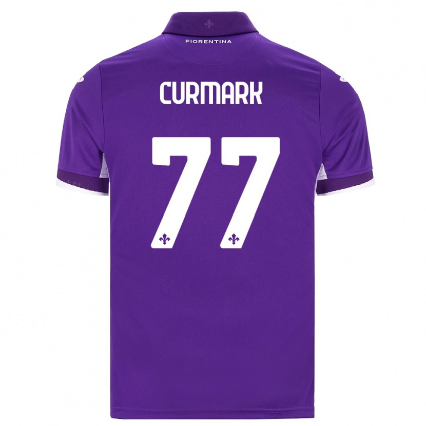 Danxen Heren Filippa Curmark #77 Paars Wit Roze Thuisshirt Thuistenue 2026/27 T-Shirt België