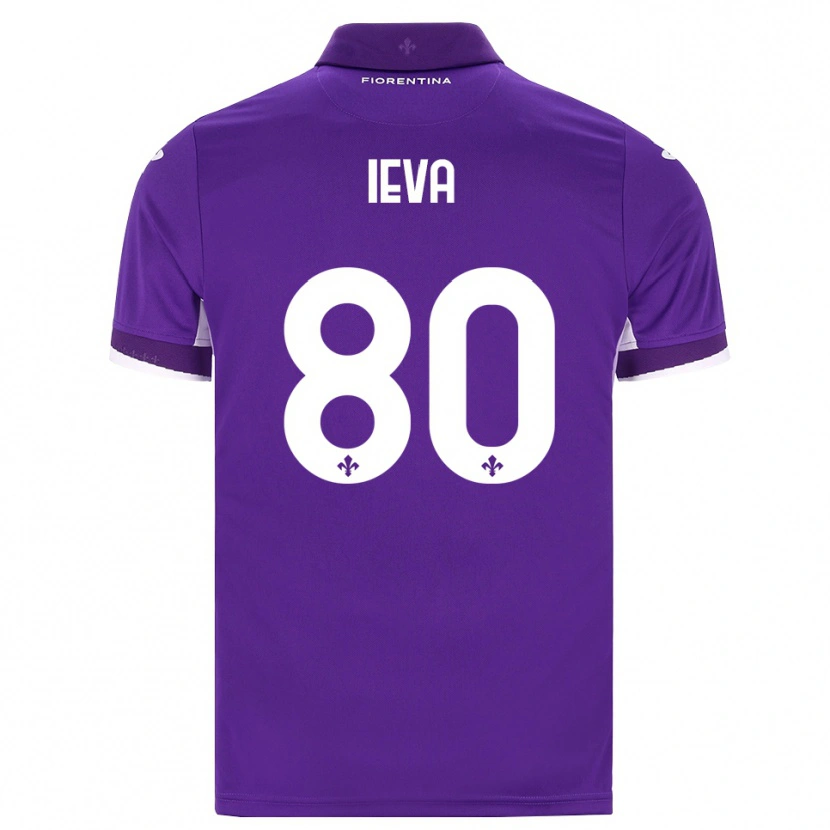 Danxen Heren Stella Ieva #80 Paars Wit Roze Thuisshirt Thuistenue 2026/27 T-Shirt België