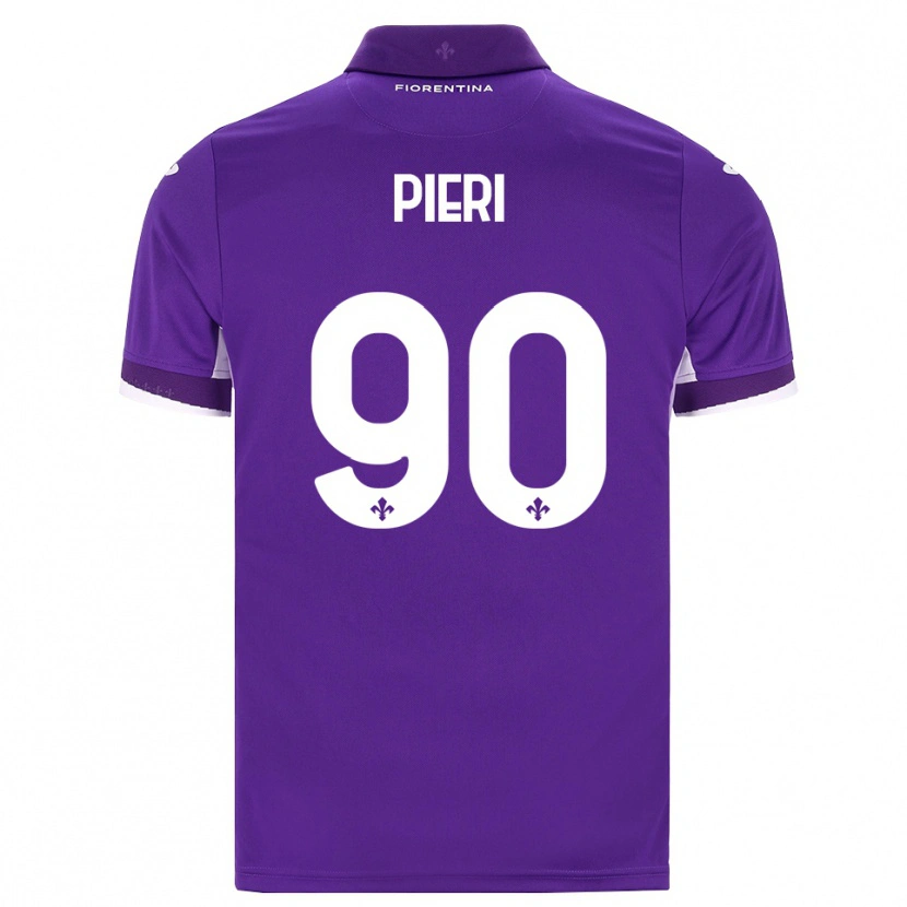 Danxen Heren Arianna Pieri #90 Paars Wit Roze Thuisshirt Thuistenue 2026/27 T-Shirt België