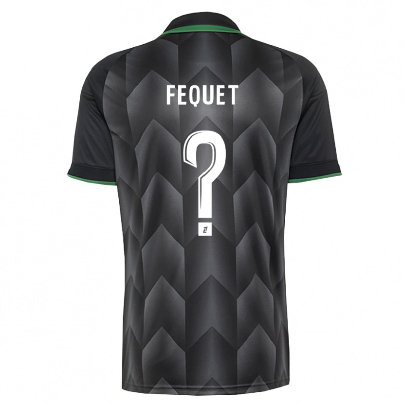Danxen Heren Noa Fequet #0 Wit Zwart Groen Uitshirt Uittenue 2026/27 T-Shirt België