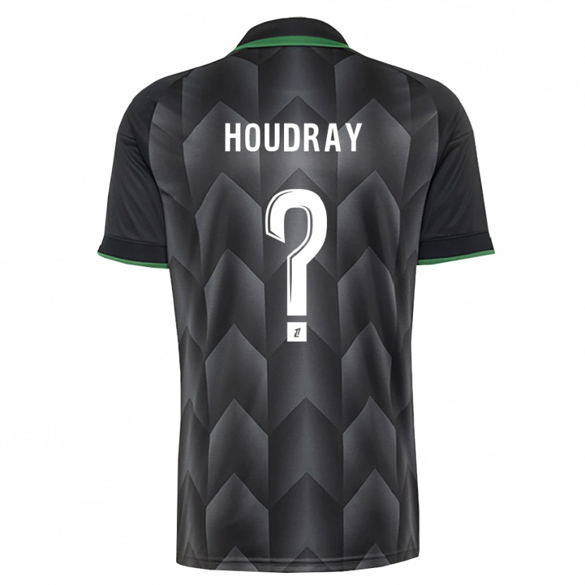 Danxen Heren Leyaan Houdray #0 Wit Zwart Groen Uitshirt Uittenue 2026/27 T-Shirt België