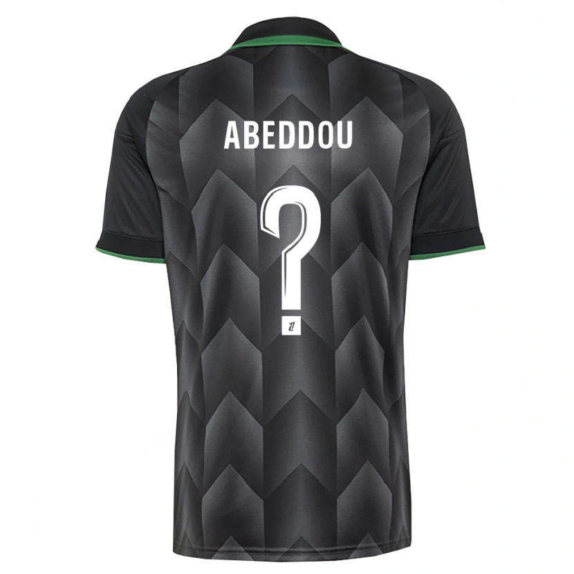 Danxen Heren Adam Abeddou #0 Wit Zwart Groen Uitshirt Uittenue 2026/27 T-Shirt België
