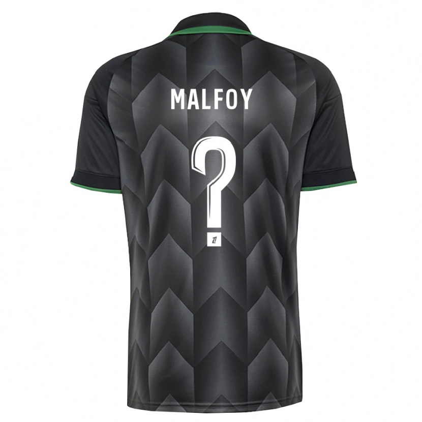 Danxen Heren Lucas Malfoy #0 Wit Zwart Groen Uitshirt Uittenue 2026/27 T-Shirt België