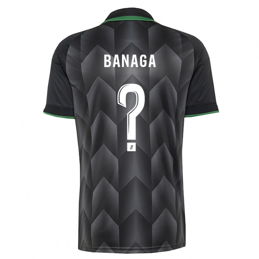 Danxen Heren Mathéssendé Baud Banaga #0 Wit Zwart Groen Uitshirt Uittenue 2026/27 T-Shirt België