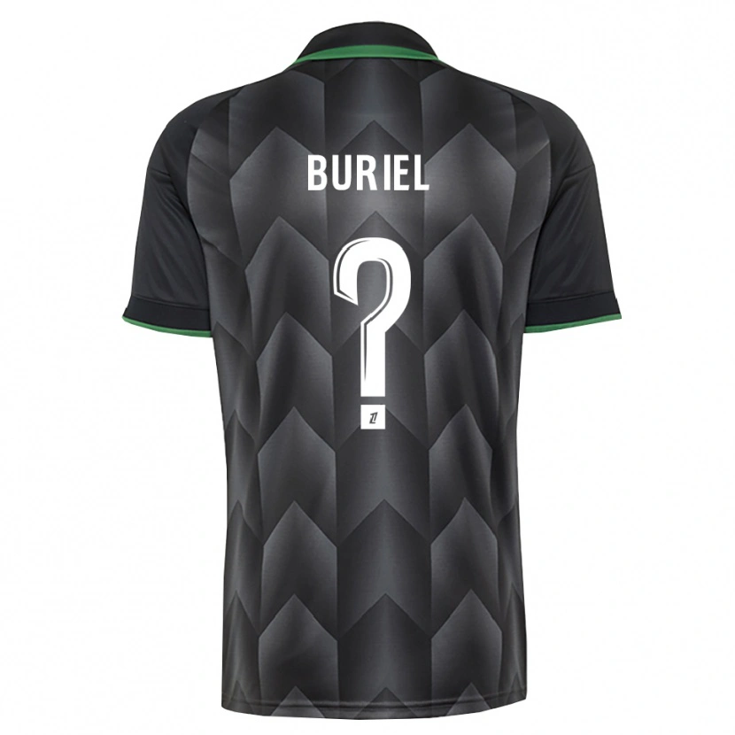 Danxen Heren Noah Buriel #0 Wit Zwart Groen Uitshirt Uittenue 2026/27 T-Shirt België