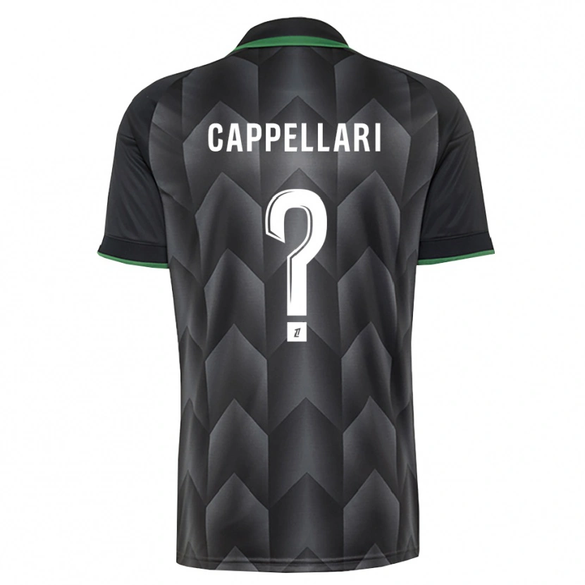 Danxen Heren Jihan Cappellari #0 Wit Zwart Groen Uitshirt Uittenue 2026/27 T-Shirt België