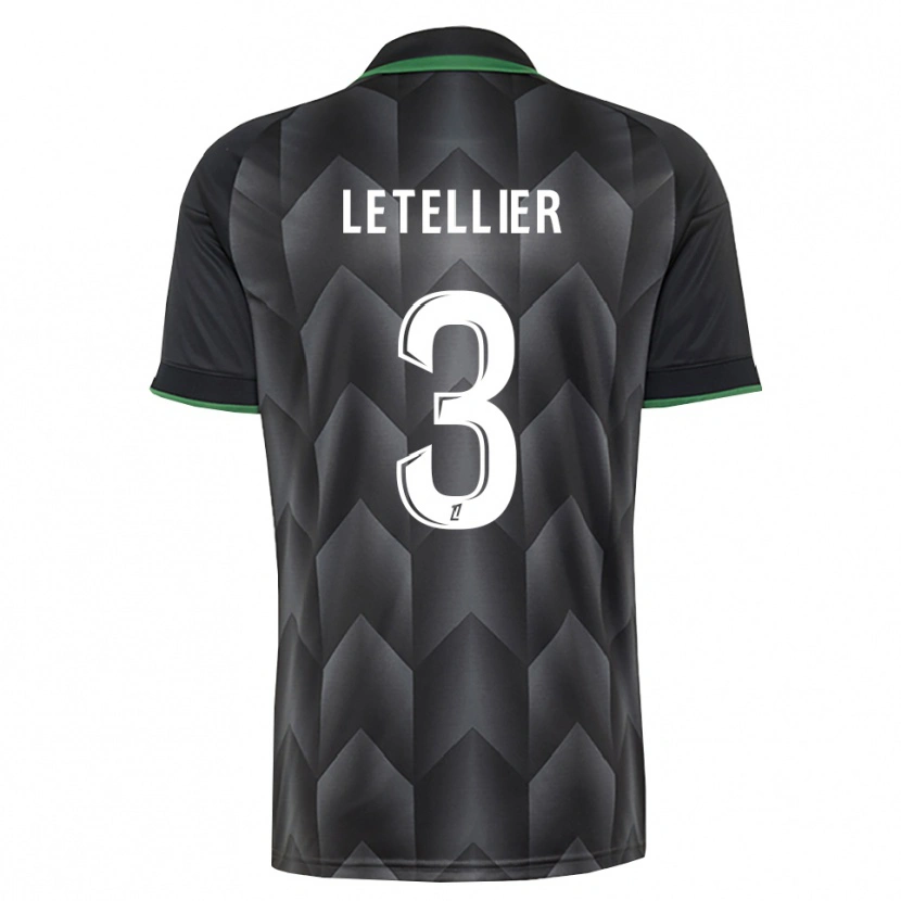Danxen Heren Trévor Letellier #3 Wit Zwart Groen Uitshirt Uittenue 2026/27 T-Shirt België
