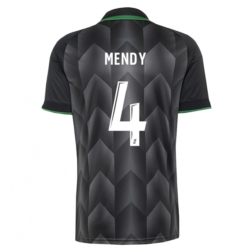 Danxen Heren Ellijah Mendy #4 Wit Zwart Groen Uitshirt Uittenue 2026/27 T-Shirt België