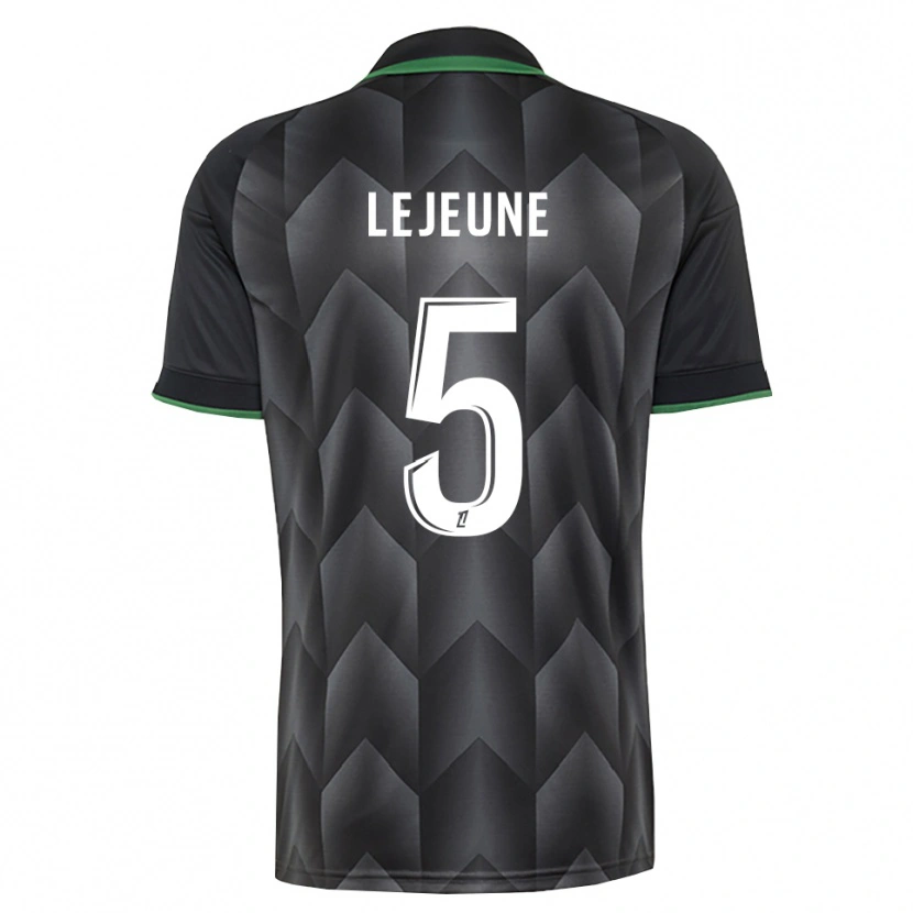 Danxen Heren Romane Lejeune #5 Wit Zwart Groen Uitshirt Uittenue 2026/27 T-Shirt België