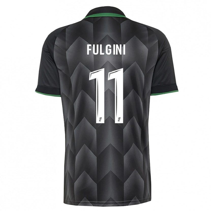 Danxen Heren Angelo Fulgini #11 Wit Zwart Groen Uitshirt Uittenue 2026/27 T-Shirt België