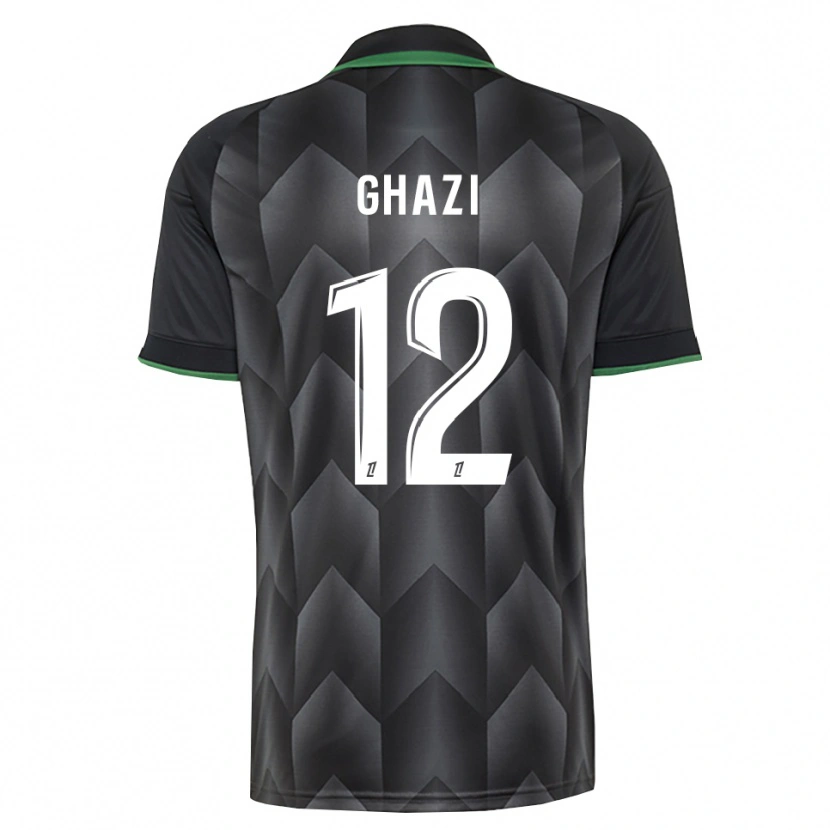Danxen Heren Ali Ghazi #12 Wit Zwart Groen Uitshirt Uittenue 2026/27 T-Shirt België