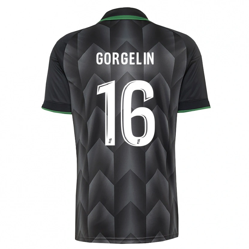 Danxen Heren Mathieu Gorgelin #16 Wit Zwart Groen Uitshirt Uittenue 2026/27 T-Shirt België