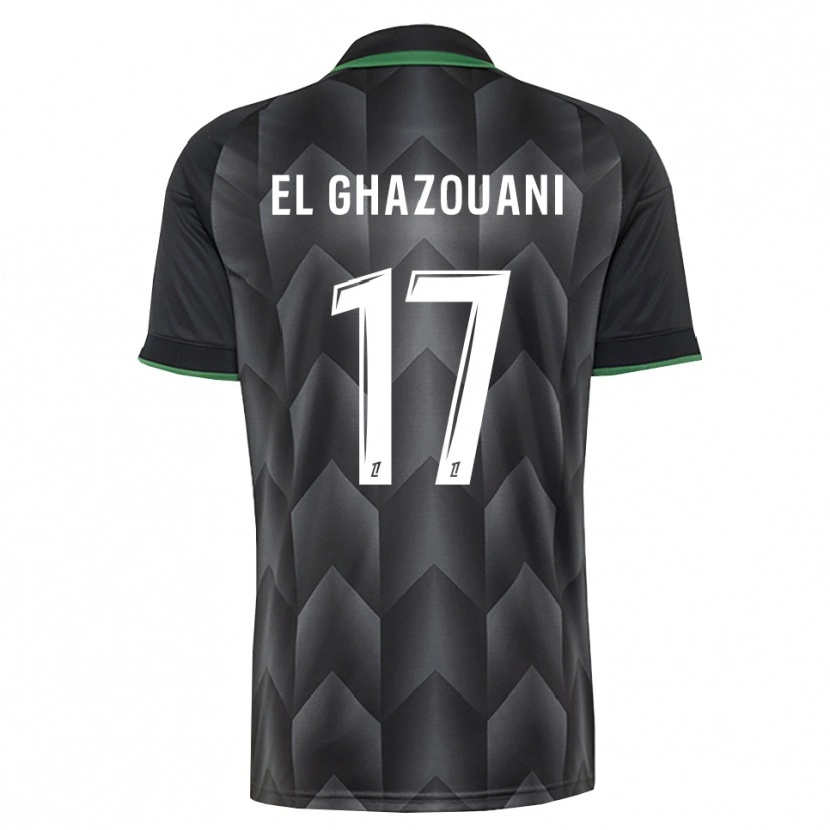 Danxen Heren Fatima El Ghazouani #17 Wit Zwart Groen Uitshirt Uittenue 2026/27 T-Shirt België