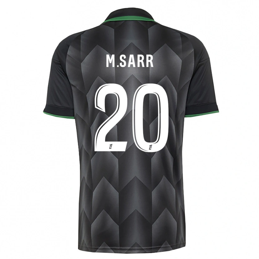 Danxen Heren Malang Sarr #20 Wit Zwart Groen Uitshirt Uittenue 2026/27 T-Shirt België