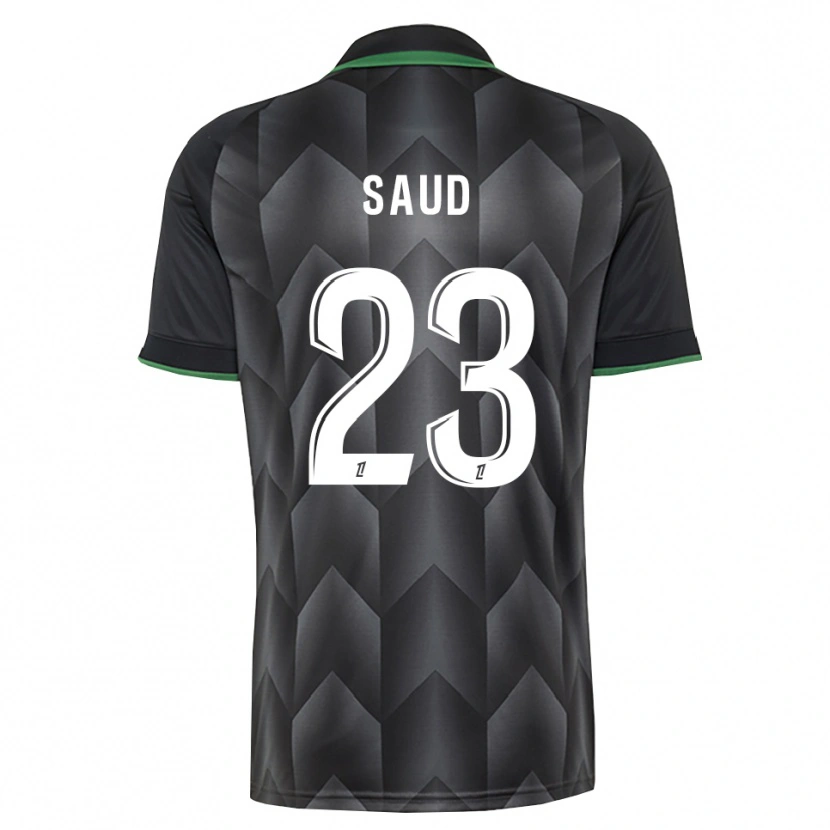 Danxen Heren Saud Abdulhamid #23 Wit Zwart Groen Uitshirt Uittenue 2026/27 T-Shirt België