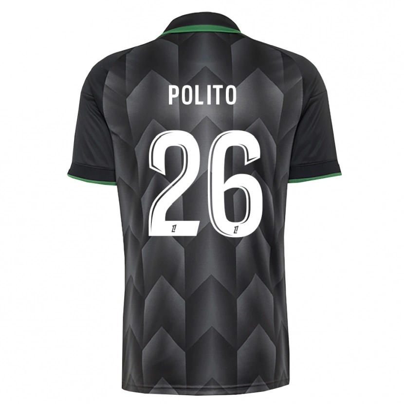 Danxen Heren Carla Polito #26 Wit Zwart Groen Uitshirt Uittenue 2026/27 T-Shirt België