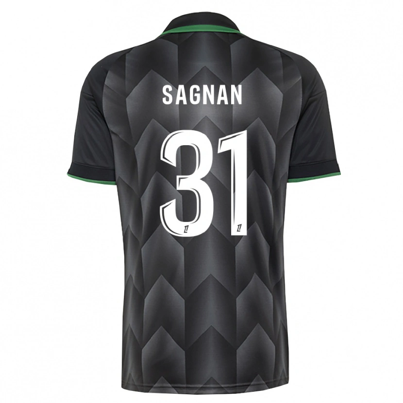 Danxen Heren Souleymane Sagnan #31 Wit Zwart Groen Uitshirt Uittenue 2026/27 T-Shirt België