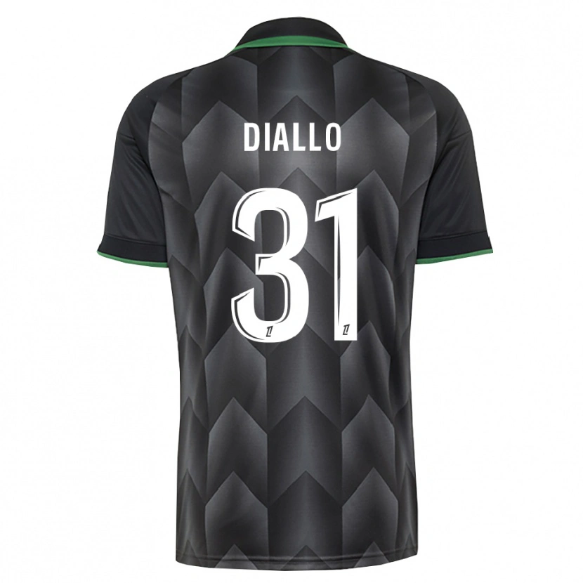 Danxen Heren Alpha Diallo #31 Wit Zwart Groen Uitshirt Uittenue 2026/27 T-Shirt België