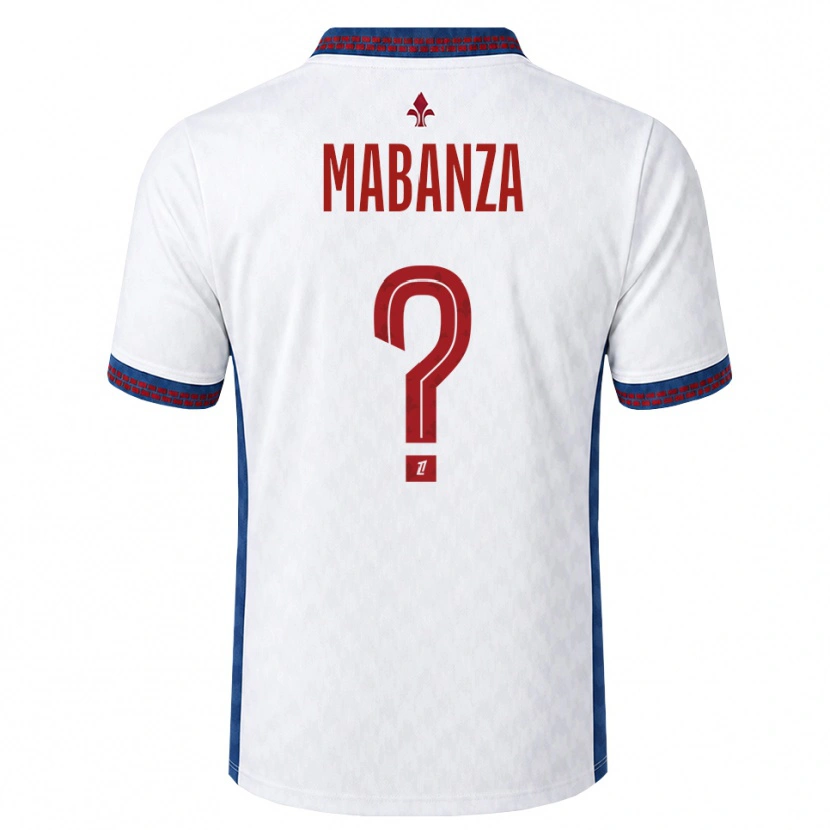Danxen Heren Carmel Mabanza #0 Rood Wit Blauw Uitshirt Uittenue 2026/27 T-Shirt België