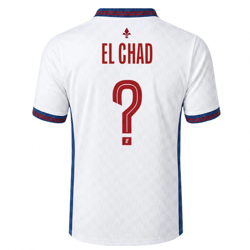 Danxen Heren Nesryne El Chad #0 Rood Wit Blauw Uitshirt Uittenue 2026/27 T-Shirt België