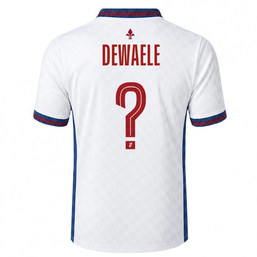 Danxen Heren Élina Dewaele #0 Rood Wit Blauw Uitshirt Uittenue 2026/27 T-Shirt België