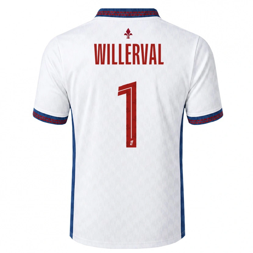 Danxen Heren William Willerval #1 Rood Wit Blauw Uitshirt Uittenue 2026/27 T-Shirt België