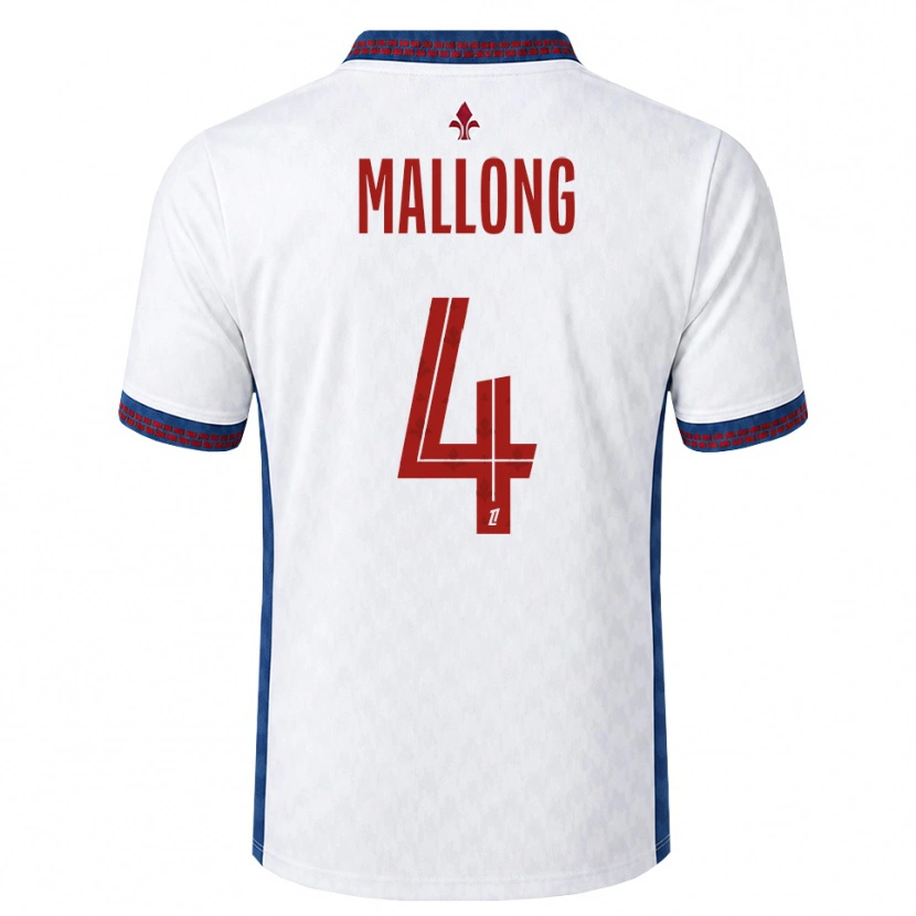 Danxen Heren Raphaël Mallong #4 Rood Wit Blauw Uitshirt Uittenue 2026/27 T-Shirt België
