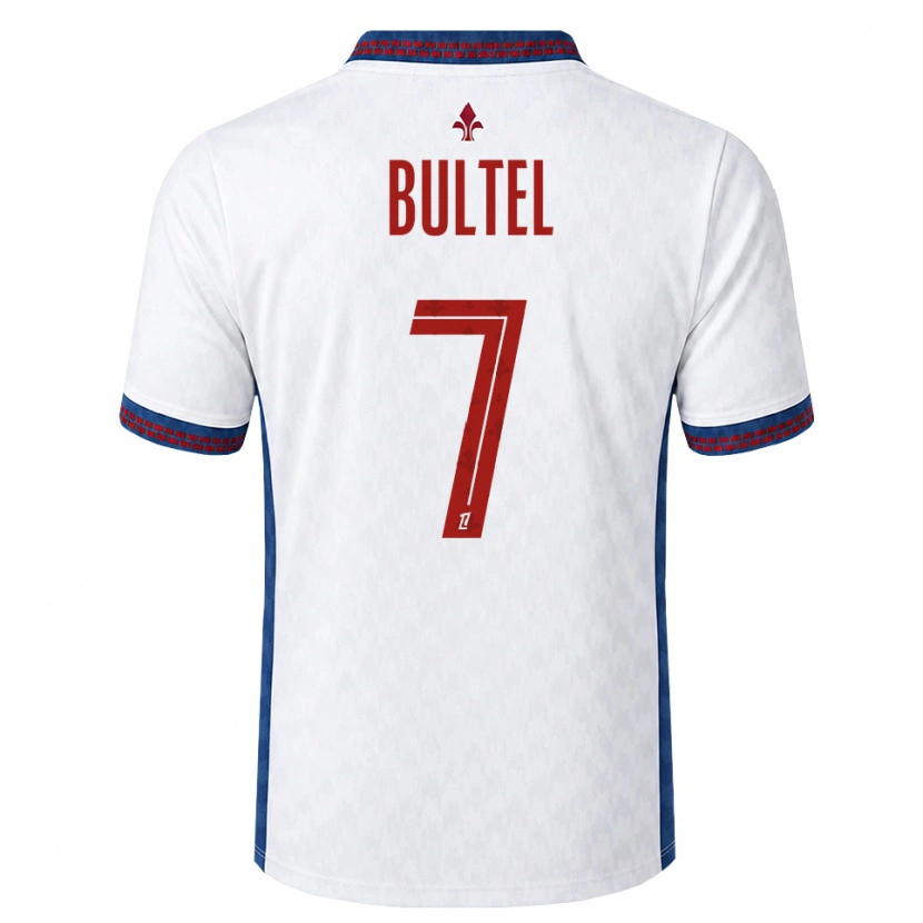 Danxen Heren Ludivine Bultel #7 Rood Wit Blauw Uitshirt Uittenue 2026/27 T-Shirt België