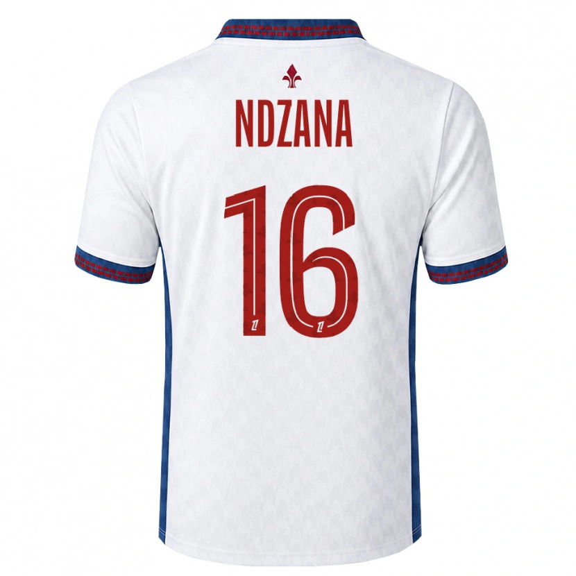 Danxen Heren Yann Ndzana #16 Rood Wit Blauw Uitshirt Uittenue 2026/27 T-Shirt België