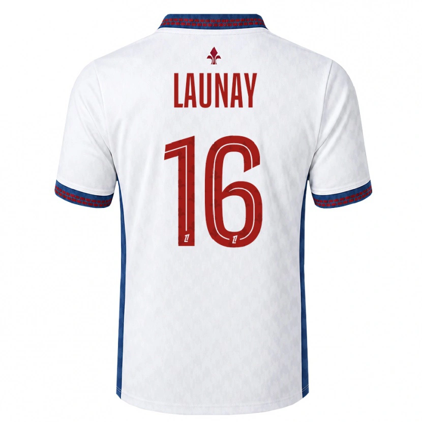Danxen Heren Elisa Launay #16 Rood Wit Blauw Uitshirt Uittenue 2026/27 T-Shirt België