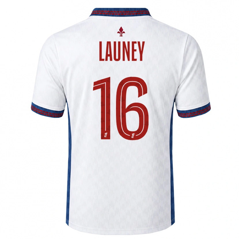Danxen Heren Elisa Launey #16 Rood Wit Blauw Uitshirt Uittenue 2026/27 T-Shirt België