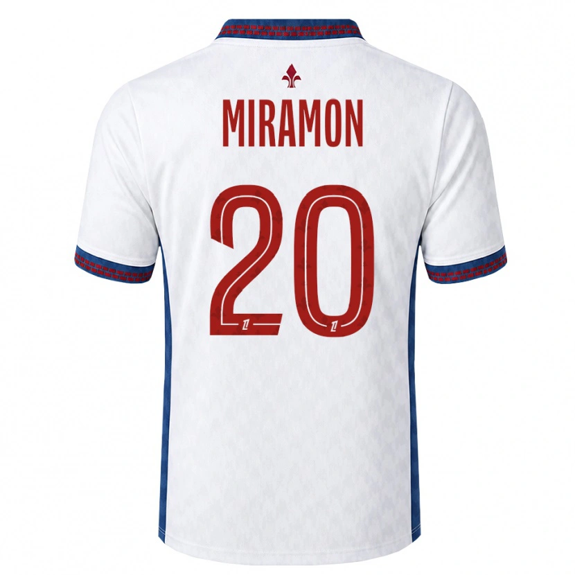 Danxen Heren Ignacio Miramón #20 Rood Wit Blauw Uitshirt Uittenue 2026/27 T-Shirt België