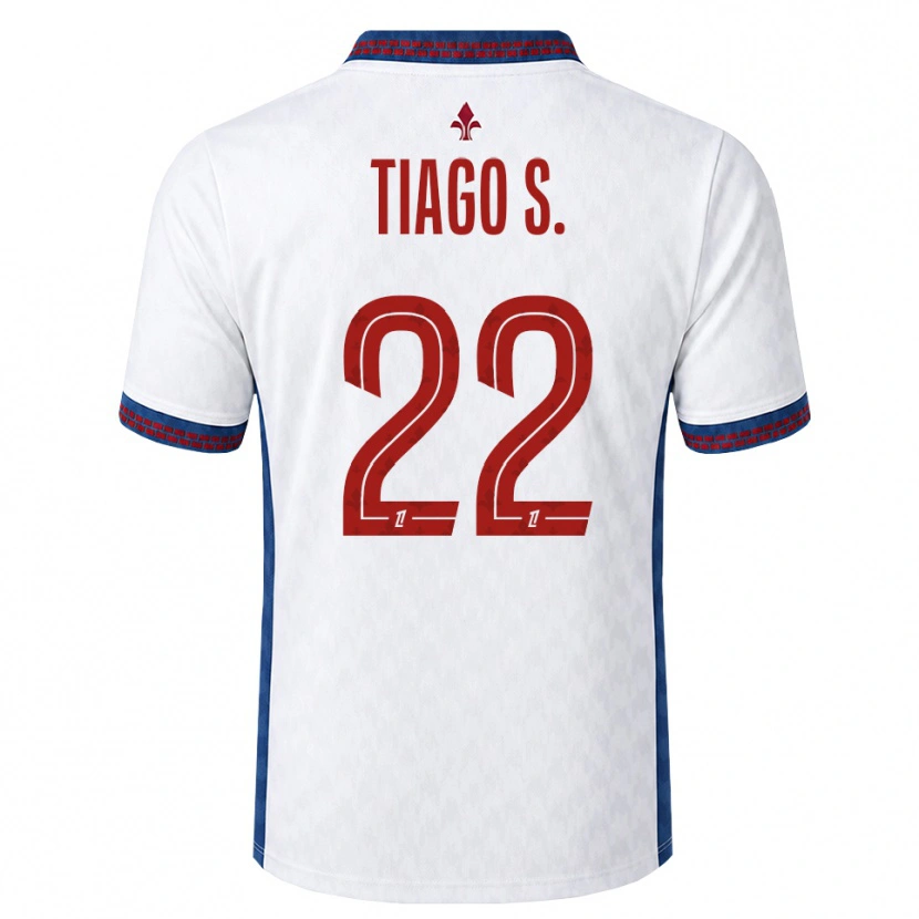 Danxen Heren Tiago Santos #22 Rood Wit Blauw Uitshirt Uittenue 2026/27 T-Shirt België