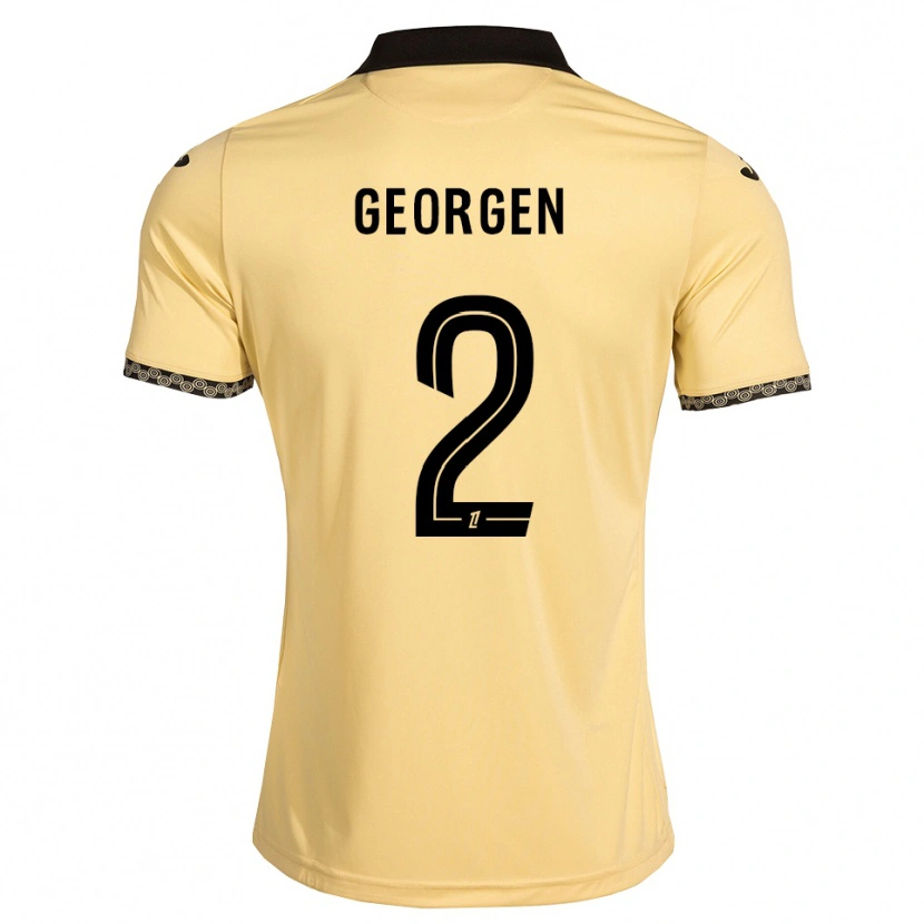 Danxen Heren Alec Georgen #2 Navajo Wit Zwart Uitshirt Uittenue 2026/27 T-Shirt België