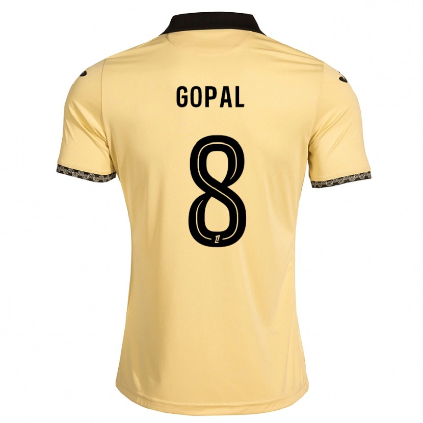 Danxen Heren Julie Gopal #8 Navajo Wit Zwart Uitshirt Uittenue 2026/27 T-Shirt België