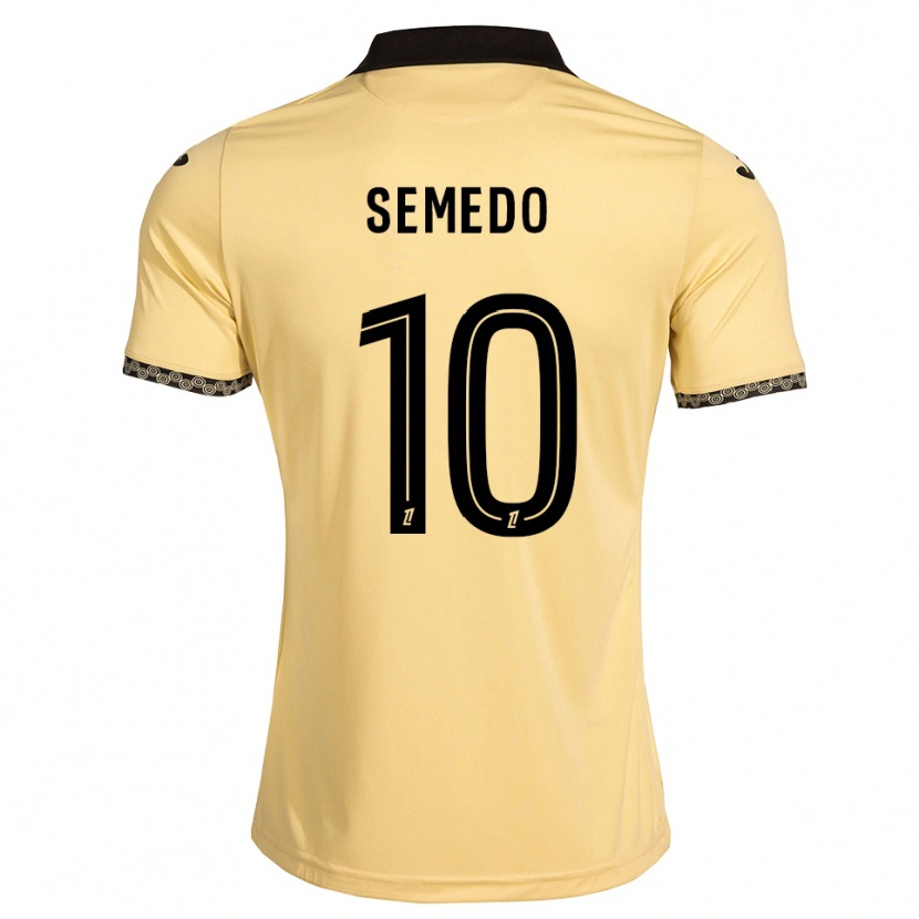 Danxen Heren Daniel Semedo #10 Navajo Wit Zwart Uitshirt Uittenue 2026/27 T-Shirt België