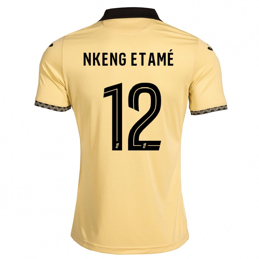 Danxen Heren Shaï Nkeng Etamé #12 Navajo Wit Zwart Uitshirt Uittenue 2026/27 T-Shirt België